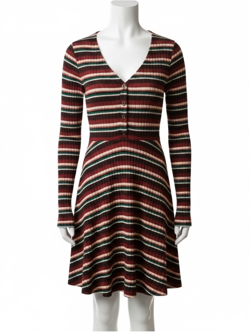 Holistier inspired• Striped Long Sleeve Dress (free w/ purchase of another item)